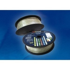 Светодиодная влагозащищенная лента Uniel ULS-2835-60LED/m-10mm-IP67-220V-8W/m-50M-WW