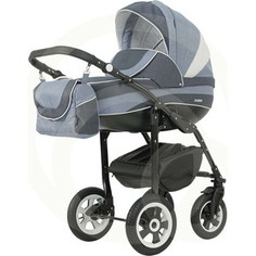 Коляска 3 в 1 Riko FABIO 01 синий джинс