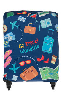 Чехол на чемодан W1024-S Fabretti