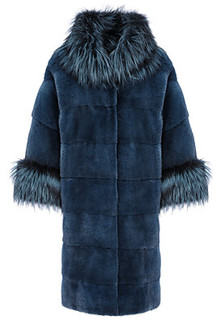 Шуба из аукционного меха норки KOPENHAGEN FUR Emfasi Pelle