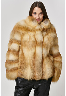 Короткая шуба из меха лисы Fur Avenue