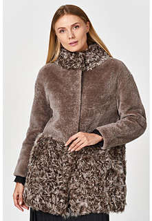 Шуба из овчины с отделкой Virtuale Fur Collection