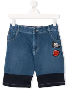 Little Marc Jacobs джинсовые шорты с вышивкой