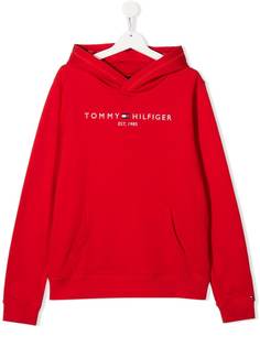 Tommy Hilfiger Junior худи с вышитым логотипом
