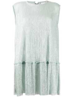 Alysi топ с плиссировкой и V-образным вырезом на спине