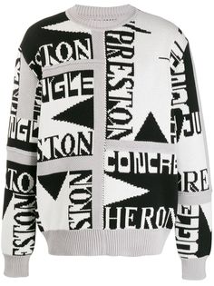 Heron Preston джемпер вязки интарсия