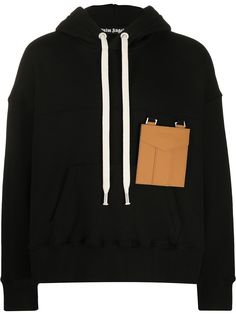 Palm Angels худи с контрастным карманом