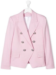 Balmain Kids двубортный пиджак