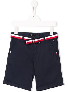 Tommy Hilfiger Junior шорты с поясом в полоску