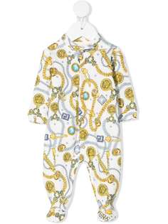 Young Versace ромпер с принтом