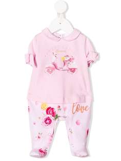 Lapin House комбинезон Vespa с цветочным принтом