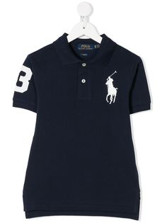 Ralph Lauren Kids рубашка-поло с короткими рукавами и вышитым логотипом
