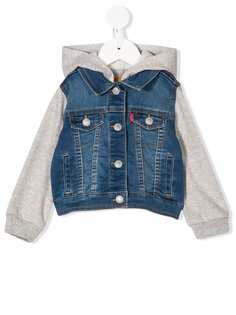 Levis Kids джинсовая куртка с капюшоном