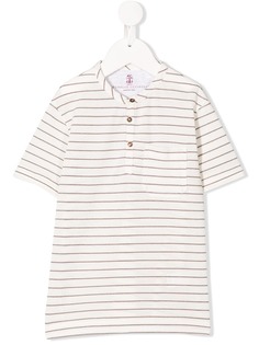 Brunello Cucinelli Kids футболка в полоску