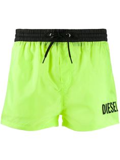 Diesel плавки-шорты с вышитым логотипом