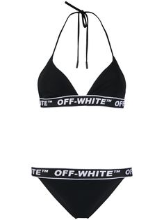 Off-White бикини с логотипом