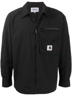 Carhartt WIP куртка-рубашка на молнии с логотипом