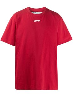Off-White футболка с принтом