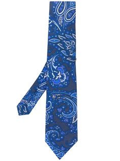 Etro галстук с принтом пейсли