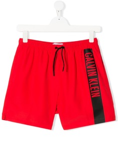 Calvin Klein Kids плавки-шорты с кулиской и логотипом