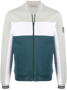 Corneliani куртка в стиле колор-блок на молнии