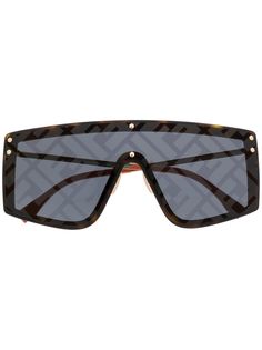 Fendi Eyewear солнцезащитные очки с монограммой