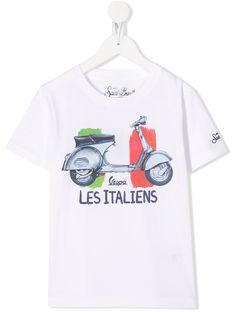 Mc2 Saint Barth футболка Les Italiens с графичными принтом