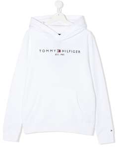 Tommy Hilfiger Junior худи с вышитым логотипом