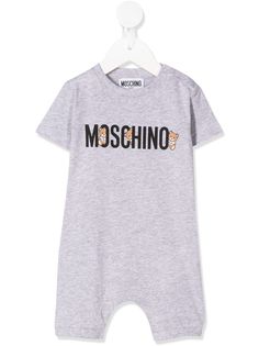 Moschino Kids ромпер с логотипом