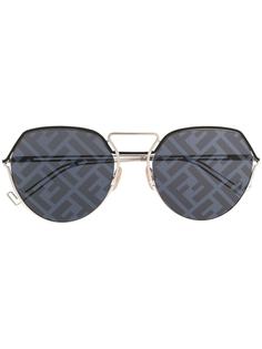 Fendi Eyewear солнцезащитные очки с монограммой