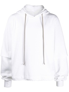 Rick Owens DRKSHDW худи с многослойными рукавами