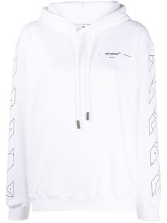 Off-White худи с логотипом