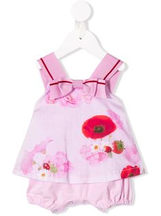 Lapin House комбинезон с цветочным принтом