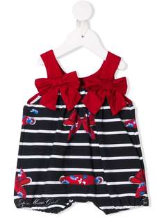 Lapin House комбинезон в полоску с бантами