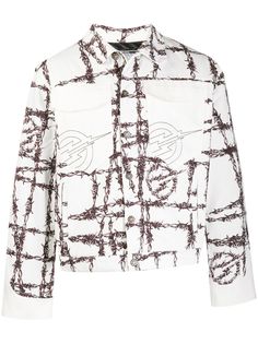 Formy Studio джинсовая куртка Edw с принтом