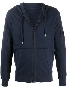 C.P. Company худи на молнии с логотипом