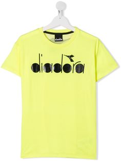 Diadora Junior футболка с круглым вырезом и логотипом
