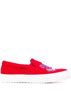 Kenzo слипоны с вышивкой Tiger