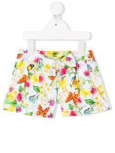 Miss Blumarine шорты с завязками и принтом