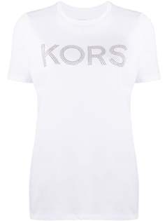 Michael Michael Kors футболка с декорированным логотипом