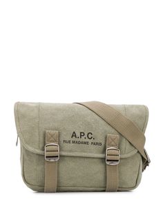A.P.C. logo print shoulder bag