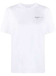 Off-White футболка свободного кроя с логотипом