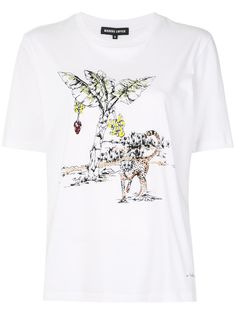 Markus Lupfer футболка с леопардовым принтом