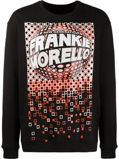 Frankie Morello толстовка с круглым вырезом и графичным принтом