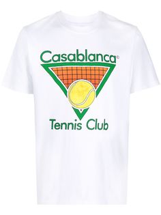 Casablanca футболка Tennis Club с логотипом