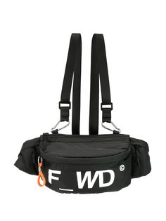 F_WD logo-print crossbody bag