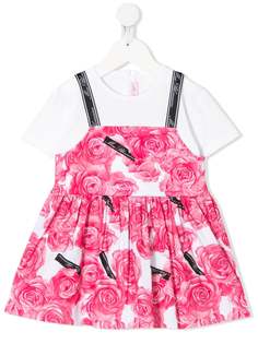 Miss Blumarine туника с цветочным принтом