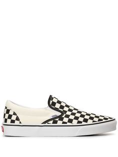 Vans слипоны в шахматную клетку
