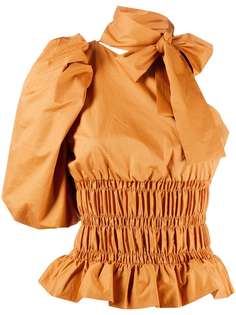 Johanna Ortiz блузка асимметричного кроя с эластичным поясом