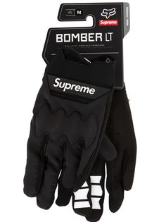 Supreme перчатки с логотипом